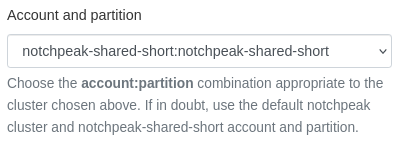 Account and partition